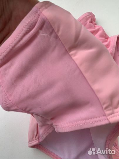 Трусы бикини купальные с высокой талией