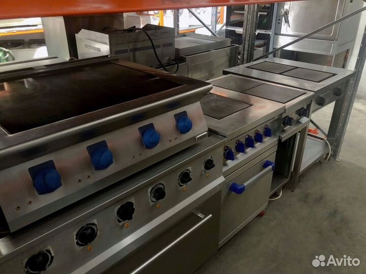 Электрические плиты 2-х, 4-х, 6-ти конфорочные