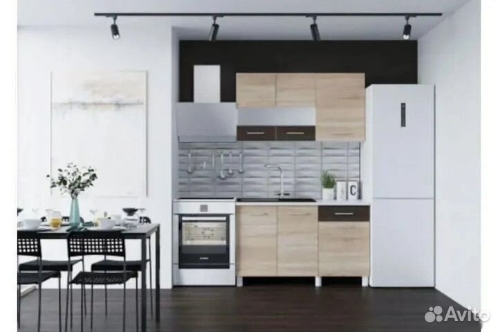 Кухня эконом. Цена за всю. 1,3 метра