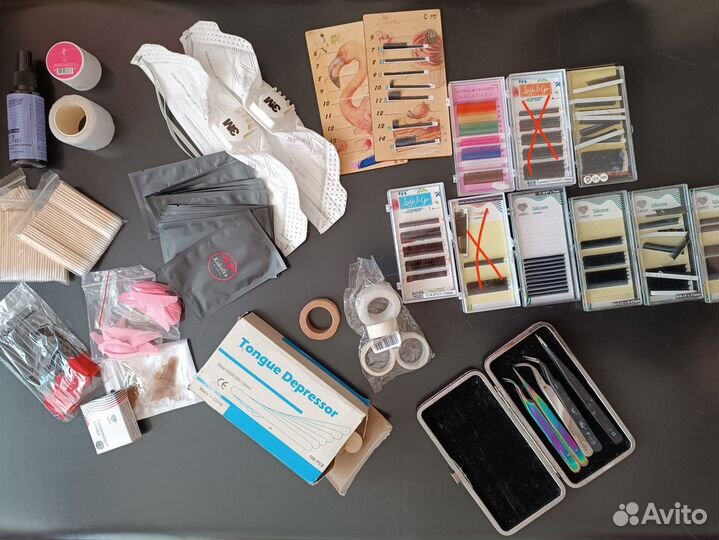 Материалы для наращивания и ламинирования ресниц