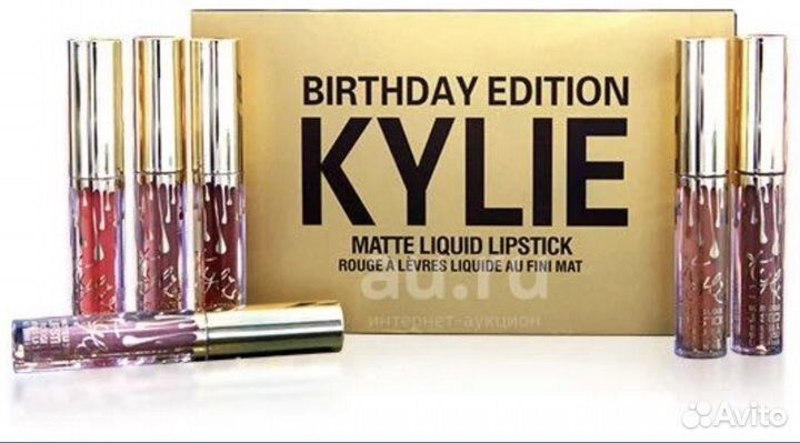 Набор матовых жидких помад Kylie Birhday Edition