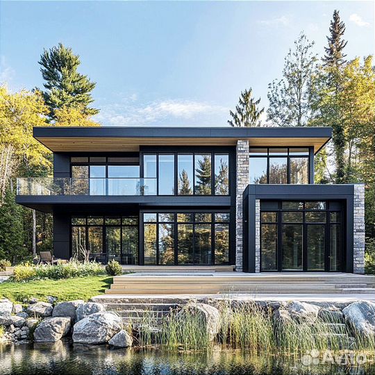 Каркасный дом Под ключ проект Идилия 130м2