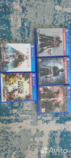 Продаю диски на фото для PS 4