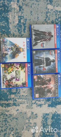 Продаю диски на фото для PS 4