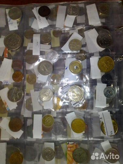Монеты иностранные, импортные в ассортименте