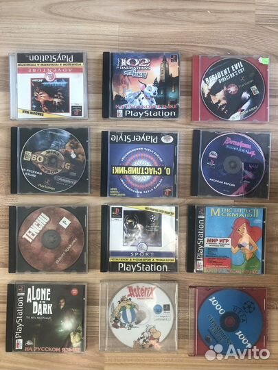 Диски для sony playstation 1