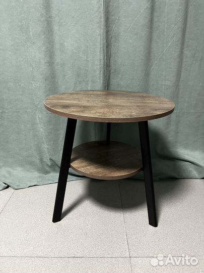 Журнальный столик круглый лофт