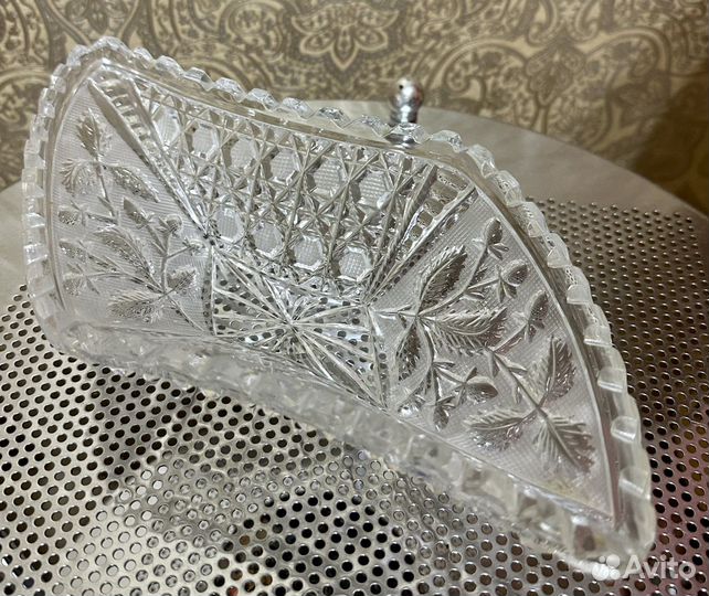 Салатник хрустальный