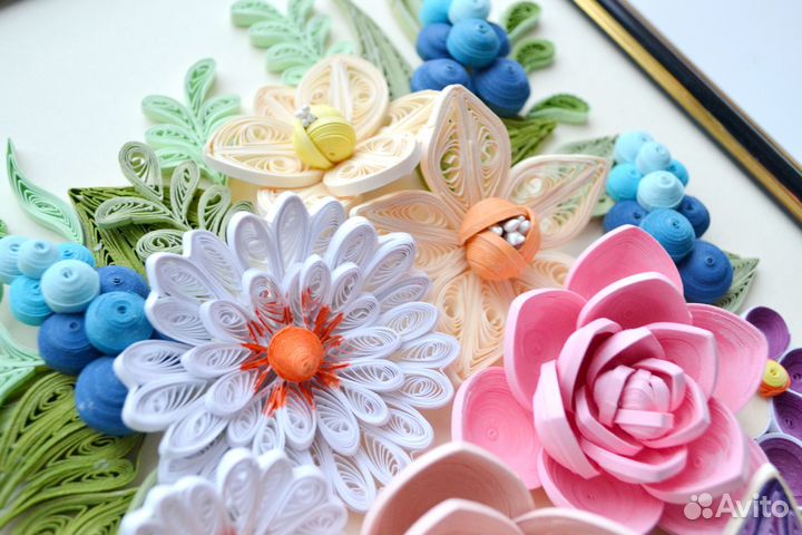 Картины из бумаги в технике квиллинг