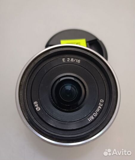 Объектив Sony 16mm F 2,8 E-mount б/у