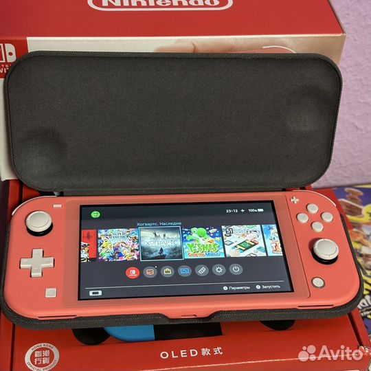 Nintendo Switch oled прошитый(чип) новый + 256Гб