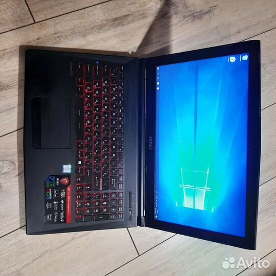 Msi gp62 игровая пушка I5 7300hq Ddr4 16gd 1050 4g