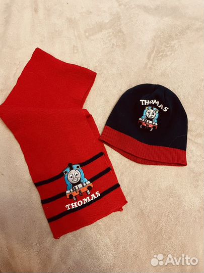 Комплект шапка и шарф для мальчика