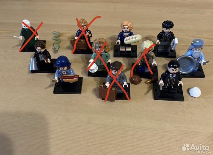 Lego минифигурки гарри поттер