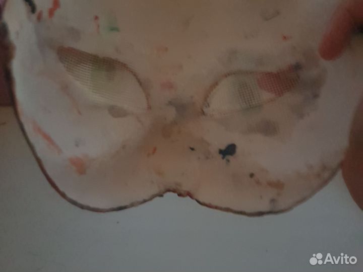 Маска для квадробики черная кошки