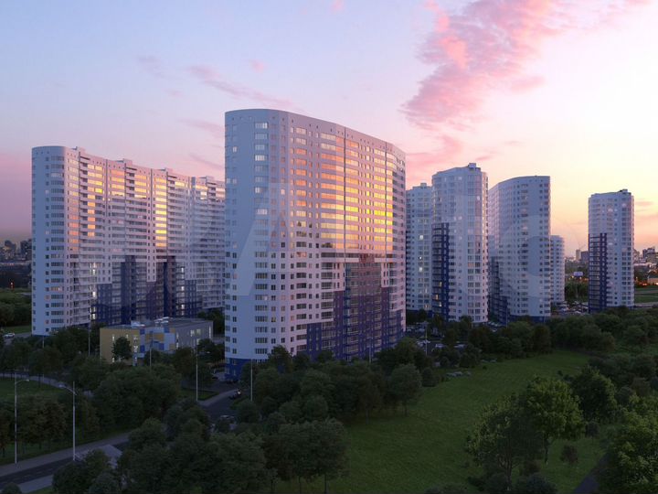 2-к. квартира, 55,9 м², 20/24 эт.