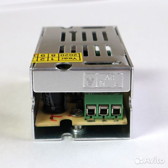 Блок питания 12 вольт 1.25А, 15 Ватт лед микро