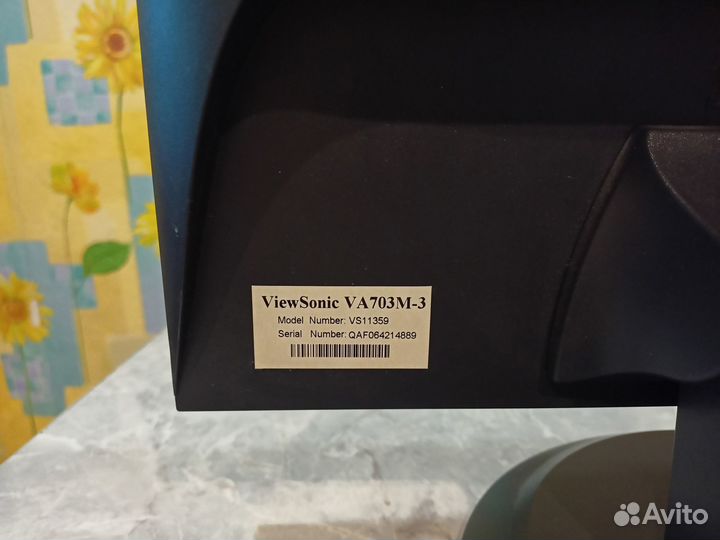 Монитор viewsonic и колонки genius нерабочие