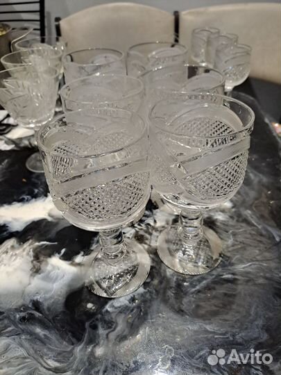 Фужеры хрустальные СССР