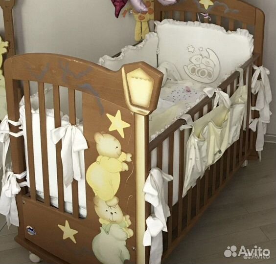 Бортики в детскую кроватку 125см