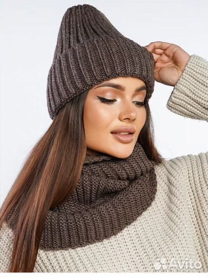 Шапка и снуд новый