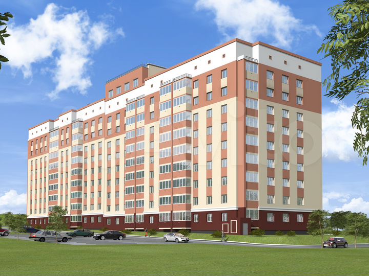 1-к. квартира, 36 м², 6/9 эт.