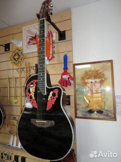 Martinez W-164P bk гитара электро-акустическая нов