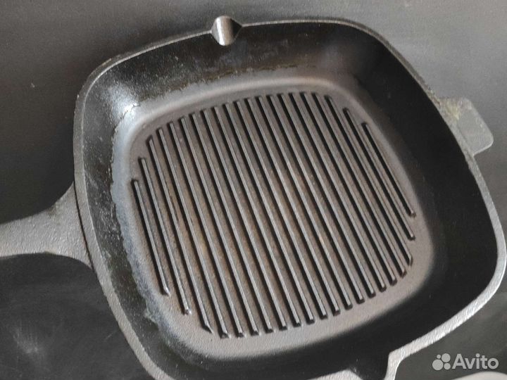 Чугунная сковорода гриль Gipfel