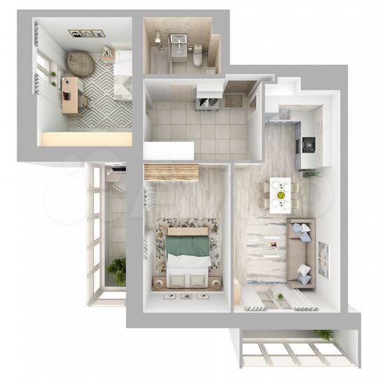 3-к. квартира, 74,5 м², 3/19 эт.