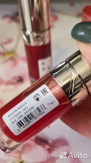Clarins масло для губ 03,08. Блеск 04, 07. Помада