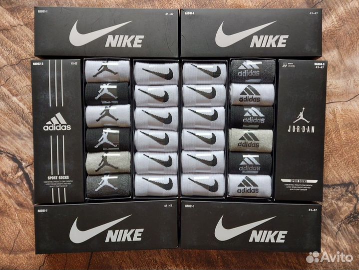 Носки Nike Adidas Jordan качество