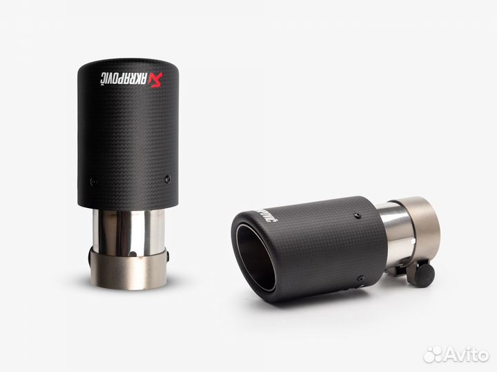 Haсaдки нa Akrарovic 60-63/76 Матовые 2шт