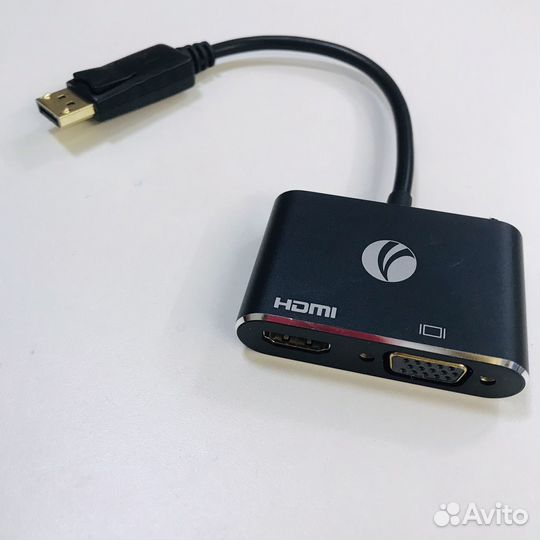 Кабель DisplayPort (M) - hdmi (F) + VGA (F) 4K30Hz