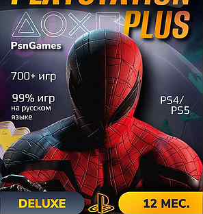 PS Plus Deluxe 12 мес на русском полностью