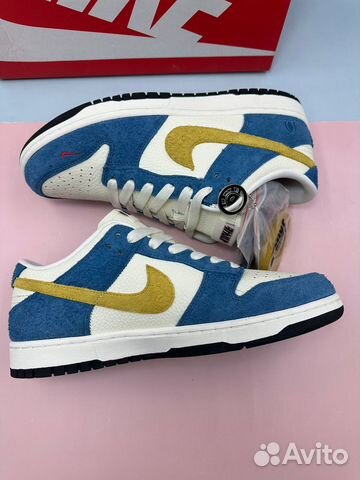 Найки (Nike) Dunk Low Kasina Industrial Blue кросс