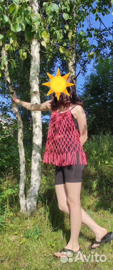 Топ макраме