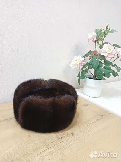 Норковая шапка мужская