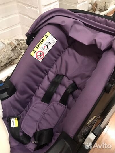 Коляска автолюлька на колесах