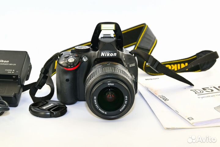 Nikon D5100 16.2MP цифрозеркалка Kit AF-S VR 18-55