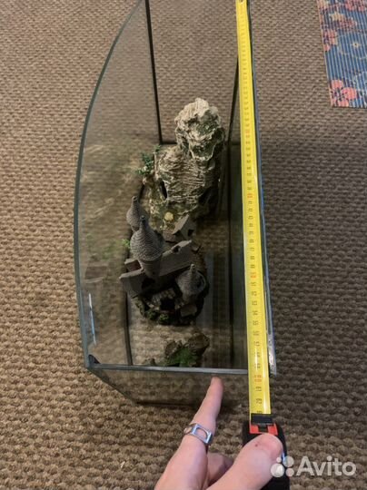 Аквариум 45л и декор