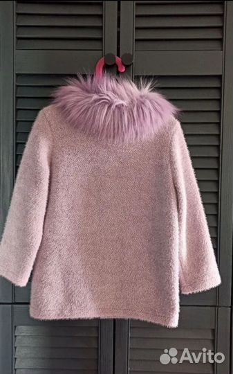 Пальто для девочки 122-128