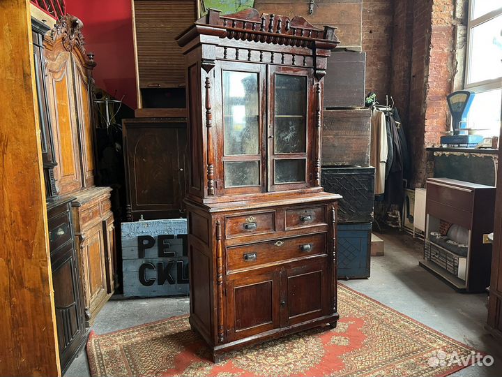 Буфет старинный горка