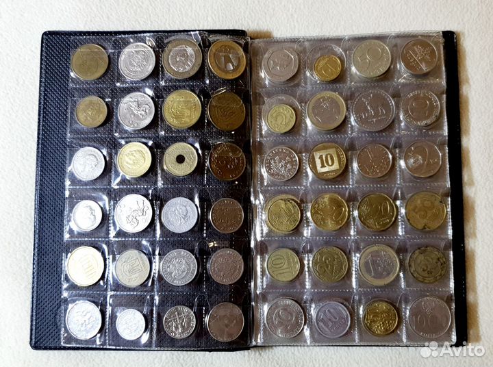 Разные иностранные монеты. 168 шт