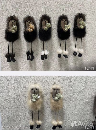 Ёжики ручная работа