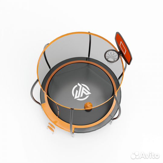 Батут Jump Power 8 ft оранжевый