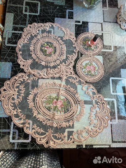 Салфетки кружевные комплект