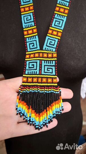 Гердан из бисера