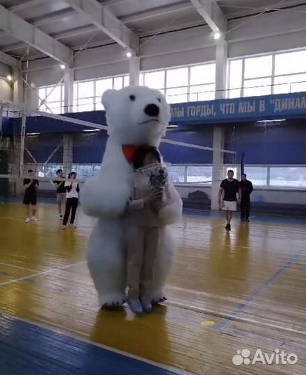 Ростовая кукла Белый мишка от 3000 за услугу
