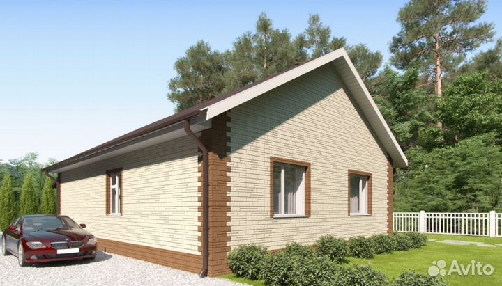 Проекты домов для ипотеки и строительства - 91,9 м