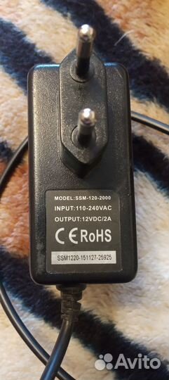 Блоки питания 18В, 12В, 10В, 9В, 7,5В см. описание